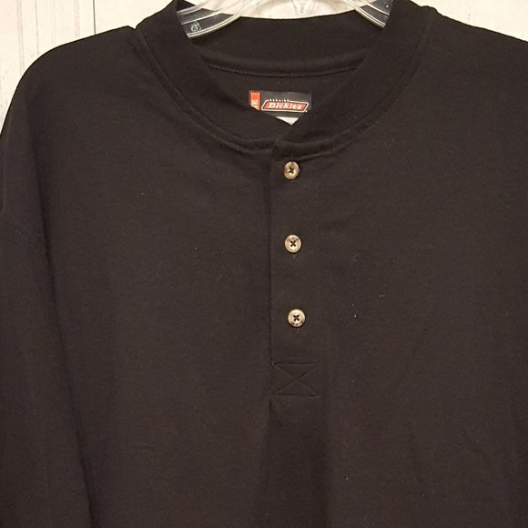 Dickies 3 Button Short Sleeve Tee Size Large - Picture 2 of 7